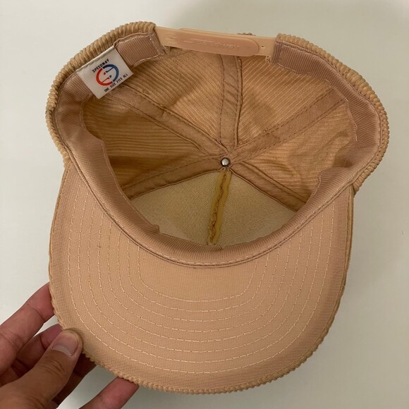 Vintage Garden State Park NJ Corduroy Snapback Hat Cap Horse Racetrack Rare - Picture 6 of 9